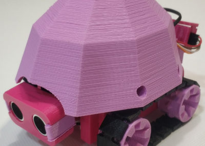 Diseño 3D de piezas para robot educativo