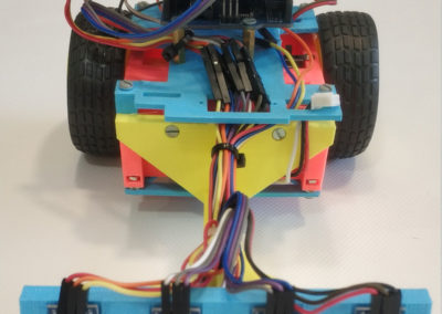 Circuito electrónico montado en clase práctica
